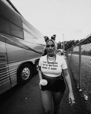 Priscilla Block Instagram - The shirts a joke, I love seeing yall dress up like me at the shows 😍 Dunbar, ily