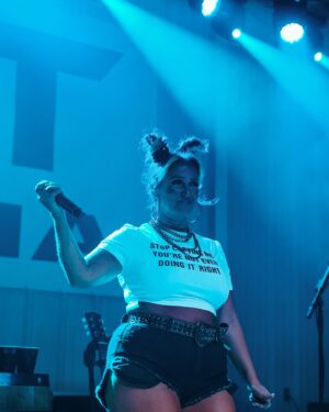 Priscilla Block Instagram - The shirts a joke, I love seeing yall dress up like me at the shows 😍 Dunbar, ily