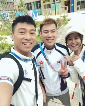 Priscilla Wong Instagram - 奧運第一回，
14小時機程，
一落機直接開始工作，
作為奧運新丁，帶點緊張，帶點興奮。
感謝每一位運動員，
讓我們有機會為你們而期待💪🏻

鳴謝小方把我睡夢中的雙下巴
拍得這樣放鬆而放肆🤟🏻
繼續努力
#🌈