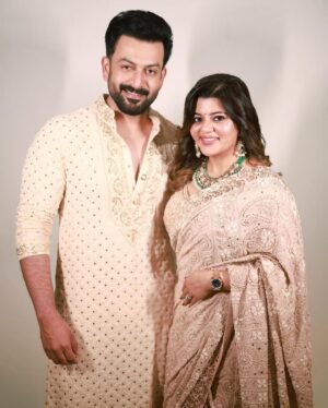 Prithviraj Sukumaran Instagram - ✨✨✨Outfit @faabiianaindia 
Styled by @theanisha
Photo @siddhant_singhvi