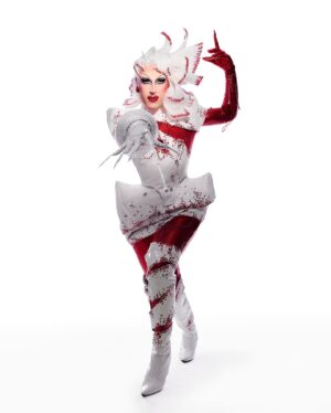 Pythia Instagram - EN GARDE 🤺🏁 Pythia enters the Global All Stars competition representing Canada & Greece! What’s your favorite pic?

Limited polaroids of the promo look now available 🎞️ Check stories for more info!

Global All Starts premieres August 16 on MTV/Paramount  (USA); Crave (Canada) & worldwide with WOW Presents Plus.

Photos: @thedragseries
Look design: Pythia & @bibartis
Creation pattern and base garment: @_thesukidoll
Finalization, fitting, embelishments: @gabdm @design_lo_
Hair: @genderfcked.wigs

#rupaulsdragrace #globalallstars #thedragseries