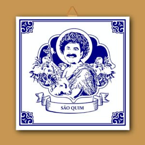 Quim Barreiros Instagram - Tudo pronto para os Santos? Já podes encontrar os azulejos @azul_pop x Tio Quim na loja online! Quero ver essas paredes bem decoradas! ❤️ É como os influencers dizem: link na bio!
