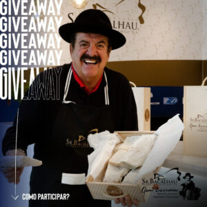 Quim Barreiros Instagram - GIVEAWAY 
Está quase aí … o Natal!... Vamos sortear um Sr. Bacalhau como eu gosto para todos os mestres de culinária!
⠀⠀⠀⠀⠀⠀⠀⠀⠀⠀
Para se habilitar a este prémio saboroso, é muito simples! Basta seguir os seguintes passos:
1.	Pôr um gosto nesta publicação 
2.	Partilhar em story identificando 
⠀⠀⠀⠀⠀⠀⠀⠀⠀⠀
 @quim.barreiros
 @sr.bacalhau_
 @lojasrbacalhau
⠀⠀⠀⠀⠀⠀⠀⠀⠀⠀
⠀⠀⠀⠀⠀⠀⠀⠀⠀⠀
3.	Identificar  2 pessoas nos comentários; 
⠀⠀⠀⠀⠀⠀⠀⠀⠀⠀
Tem até dia 9 de dezembro para participar! 
O sorteio será feito via Sorteador no dia 12 de dezembro e  vencedor será anunciado nas nossas páginas.
Pode participar as vezes que quiser, identificando sempre pessoas diferentes!
Válido para Portugal continental! 
ALERTA IMPORTANTE: O passatempo está a decorrer apenas nas páginas indicadas e estas são as únicas regras a seguir. Alertamos que, caso receba mensagens privadas de outras contas, com links ou pedindo para preencher formulários, estas não devem ser consideradas para efeitos deste passatempo. Qualquer dúvida que tenha, pedimos que nos contacte pelo nosso número de apoio 96 1500 500
Participe!
#bacalhau #srbacalhau #giveaway #sorteio #passatempo #quimbarreiros #mestredeculinária #natal2022