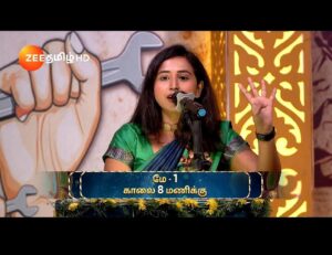RJ Ananthi Instagram - உழைப்பாளர் பெருமக்களே! Please note 😉

#pattimandram
May 1st, 8 AM on @zeetamizh 

#rjananthi #mayday