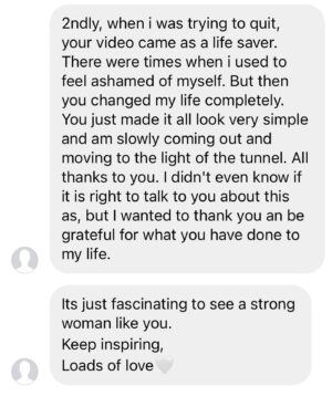 RJ Ananthi Instagram - Isn’t it a beautiful world where we find purpose in each other’s lives❤️
Thank you from the bottom of my heart for messages like these! 
Thank you #bookshow team for sharing this vision 
#grateful #ikigai