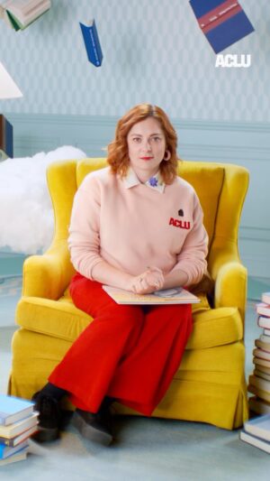 Rachel Bloom Instagram - Across the country, lawmakers who are opposed to free speech are pulling books with LGBTQ themes like “And Tango Makes Three” off the shelves of schools and libraries.

Children deserve to read books that highlight diverse experiences. Join us and @racheldoesstuff at the link in our bio to fight against book bans and classroom censorship.