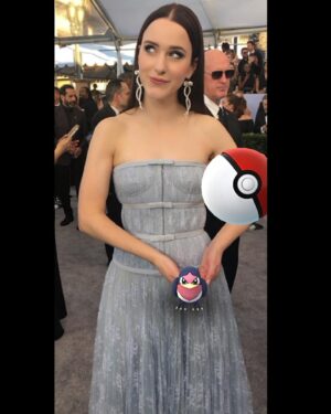 Rachel Brosnahan Instagram - IYKYK 👀

Thank you @nianticlabs   @pokemongoapp for bringing me out to #PokemonGOFest2024! 

#PokemonGOpartner