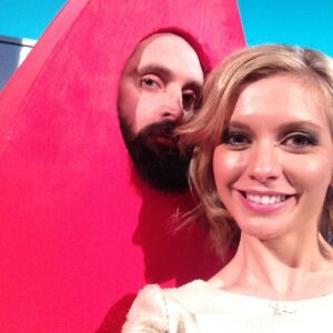 Rachel Riley Instagram - Of all the ridiculous scenes Joe Wilkinson @gillinghamjoe has caused over the years, from boob jobs, to breaking England’s strongest man in a papoose, to getting stuck up a reindeer’s backside, Joe’s mascot tonight is my absolute favourite 😂🤣😭😭🤣 I asked him afterwards if there’s ever been anything he’s asked props to make and they said no, to which his answer was, no! Hats off to the creative team who have to make this stuff 😆 Catch the next ep of the series tonight 9pm @channel4 to find out what it was ☕️ 

#comedy #catsdown #catscountdown #8outof10catsdoescountdown