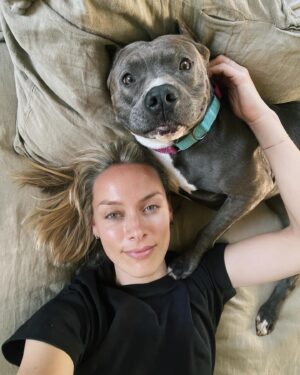 Rachel Skarsten Instagram - Affectionately known as a “foster fail”, we decided we didn’t want anyone else to adopt Miss Millie and that she belonged with our family forever. Welcome to the pack baby girl.