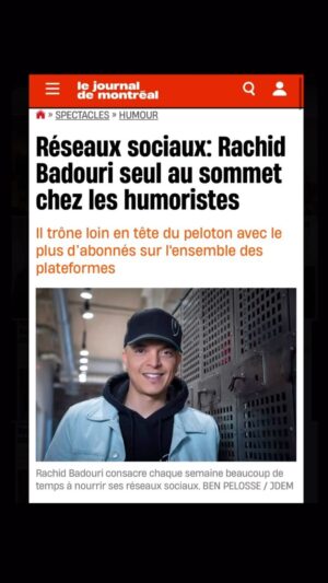 Rachid Badouri Instagram - MERCI À VOUS!! #GodIsFaithful🙌🏼 #foryou @raphmontreal 🙏🏼