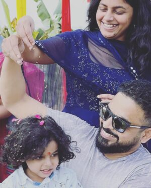 Radha Krishna Kumar Instagram - A little universe of our own #familytime