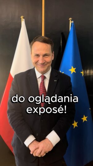 Radoslaw Sikorski Instagram - Rada Ministrów przyjęła dziś założenia polskiej polityki zagranicznej na rok 2024. Jutro przekażę je Panu Prezydentowi. W czwartek o 9:00 wygłoszę w Sejmie exposé. 
Zapraszam do oglądania!