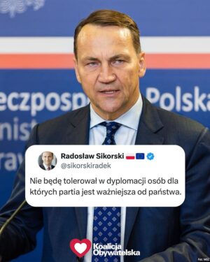 Radoslaw Sikorski Instagram - Nie ma miejsca na takie praktyki. 
📷@platformaobywatelska