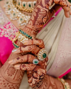 Ragini Prajwal Instagram - An exquisite ensemble capturing the essence of tradition and elegance at my sister's wedding!

The intricate gold detailing and design of each piece, and the stunning necklace, with the delicate bangles and earrings gave a resplendent look @aabushanjewellery1941. My favourite pick from the store!✨️
.
With @aabushanjewellery every piece tells a story, every moment shines with elegance!

 "Canasu" Muhurtam celebrations!

Jewellery: @aabushanjewellery1941
Outfit: @prathicreations
Make Up & Styling: @⁨Preeya Make Up⁩ 
Photography: @onehorizonproductions

#aabushan #ragini #wedding #jewellery #jewel #gold #diamond #muhuratam #south #southindia #antique #marriage