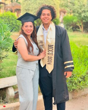 Rahma Ahmed Farag Instagram - My little dear graduated today 🥹🥹🥹❤️❤️❤️
@mohand.ahmed.5 love u 😘 

Suit by @sarayousry_official