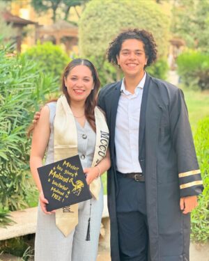 Rahma Ahmed Farag Instagram - My little dear graduated today 🥹🥹🥹❤️❤️❤️
@mohand.ahmed.5 love u 😘 

Suit by @sarayousry_official