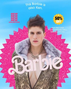 Rain Dove Dubilewski Instagram - What’s the genderless/all gender doll name they’d give to a Ken/Barbie hybrid? 
Or are they all genderless? I love that Barbie and Ken just have universal  smooth bumps under their pants and yet are both very clear on their identity and pronoun choice. 

The world of Barbie was one I avoided growing up, yet felt compared to. I didn’t see myself or my closest friends represented by this very popular culture icon and didn’t give it a chance as a result. In fact, I was angry at it. Especially for how it culturally set a tone that fat bodies weren’t desired and that there were only two options of identity. Boy. Girl. 

At McDonalds as a kid, on the rare opportunity that I went, they offered Barbie or Hot Wheels. I chose Hot Wheels every time. I didn’t need some piece of plastic reminding me that I wasn’t “ideal” by society. 

However, over the past few years I got reintroduced to the world of Barbie. And while it has a lot of work to do, I have to say that I had missed all of the hard work the employees put into expanding out Barbies message   world of friends to make it more inclusive. Conversations about body types, functioning, learning new things about new people- some of them were really high level things we all needed to hear. 

What I took away from that was a reminder that people can change. And those people will change businesses. Politics. Schools. And communities. If we continue to share our stories and stick together- uplift messages of what we need- You be surprised at just how many others will expand as well. 

#genderless #barbiethemovie #ken #lgbtqia #whatdoyouthink