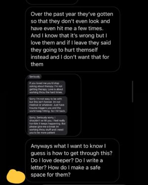 Rain Dove Dubilewski Instagram - Contains References to Recognizing Abuse: This being goes by the pseudonym “CARRIE” and 1 year later she is safely in a new space… but the process wasn’t easy. It took a lot of healing. 

The other being was visited by community members and mental health professionals and is now in a much healthier place but the work is ongoing. 

Abuse can exist in all formats of relationships. Yet in the LGBTQPIAD community we can really overlook it or excuse from our partner or ourselves more than other dynamics… because we DO understand the impacts of trauma. Because love IS especially precious and hard won. Because we don’t want people to think we are unhealthy as a community… since they already try to demonize us for so many other things. 

We often stay in dynamics long than we should and we often don’t get help because it’s not affordable, accessible, or it terrifies us. But we need it- all humans need and deserve support through their traumas and life. 

If You are a person who doesn’t feel safe with Your partner, heard, equal or loved- just know that we are here to support whatever journey You need to take to be in a safe space. You are not a bad person or weak for stepping away. And stepping away doesn’t mean that your relationship has to end- it simply sets a boundary that it has to improve for You to jump back in. 

I know resources are severely underfunded in many places to get assistance- but we will do our best. Look at local organizations and don’t be afraid to lean.  And if You are part of the queer community- it doesn’t mean You need to only look at queer resources for assistance. These are many food shelters, government programs, and other charities related to violence survival available for You. A few places I want to shout out is @rainn @trevorproject and @galopuk there are so many more. Feel free to tag one below- let’s make this post a resource. And also- feel free to let “CARRIE” know that leaving was the right choice. It was one of the hardest things she’s had to do. 

#lgbtqia #lovewins #survivor #goodnews #dialogue #memesdaily 
(This is an older conversation  which has been modified to fit this platform format. The events in this dialogue are true.)