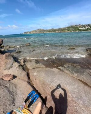 Rainey Qualley Instagram - a lovely wee in St. Barths