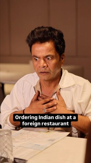 Rajpal Yadav Instagram - Dish khaane se pehle adha pet toh dish ka naam sunke hi bharr gaya 🤯
.
.
#foreignrestaurant #indiandish #khichdi #reels #reelsinstagram #fyp #rajpalyadav