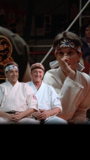 Ralph Macchio Instagram - From crane kicks to building bridges, witness the showdown that merged their destinies. 🥋🔥 @ralph_macchio and @william_zabka revisit the epic scene that cemented their place in pop culture. Season 6 debuts July 18!
