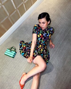 Ramona Young Instagram - junket break. Waiting for June 8 like 💋🦋

@neverhaveiever