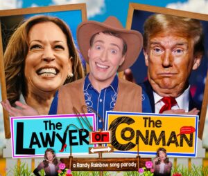 Randy Rainbow Instagram - Now showing… #TheLawyerOrTheConman #NewVideo #parody