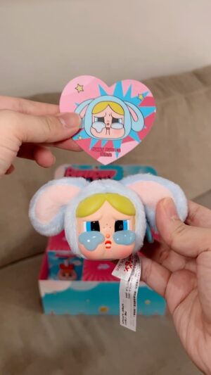 Rangga Moela Instagram - unboxing time! bag charm viral crybaby x powerpuff girls 😍 belinya di @bnshypeofficial @bns_hype ya!

#crybaby #crybabypowerpuffgirls #popmart