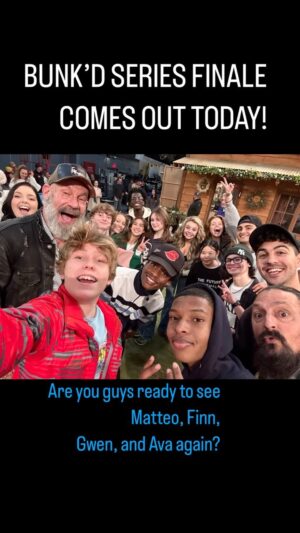 Raphael Alejandro Instagram - BUNK’D Series Finale comes out today! This really might be an end of an era, but I wouldn’t trade any of these memories and moments together for the world! Go catch the finale!!!