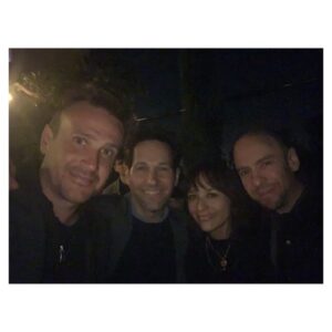 Rashida Jones Instagram - I Love You Man reunion! Can't believe it's been 10 years. And that 50 year old Paul Rudd looks like 20 year old everyone else.