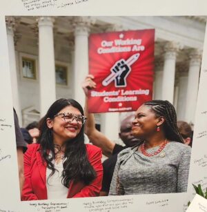 Rashida Tlaib Instagram - I can't believe this is where we are in our country. A member of the U.S. Congress can't dare say Palestinians deserve to live and stop funding war crimes without being targeted by a U.S. based Israeli lobby group who suppresses free speech, funds insurrectionists, anti-abortion candidates, and anyone who is as obsessed as they are with ethnically cleansing Palestinians. 

Some folks won't ever get it. 

@coribush is so real that she shook Congress. She literally walked in the House Chamber completely unafraid and only had one mission: save lives now. She isn't just a congresswoman. She is a wife, a mother, a nurse, someone who knows how important access to abortion care and housing is because our systems failed her too. 

She never hesitated to call out state funded violence here at home and abroad. We are approaching the 10th anniversary of the tragic murder of Michael Brown, which sparked a movement in her district that helped birth the Cori Bush we see in Congress today. 

She is my personal hero. Always will be. I will always remember her call where she said, "You are not doing this alone, I got you." 

I love you, Cori. I'm sorry the system failed you again.