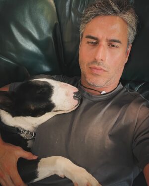Raúl Olivo Instagram - M I L A &  M E !!! ❤️ #bullterrier #RO
