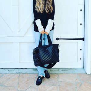 Rebecca Gayheart Instagram - Wknd ready 🖤 @thinkroyln #tgitw #black white #letsgo