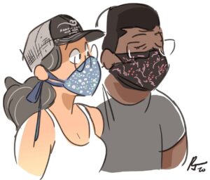 Rebecca Sugar Instagram - @emilywalusart made us these masks