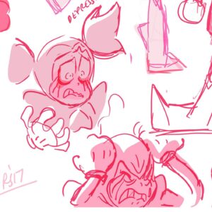Rebecca Sugar Instagram - Concept sketches, 2017