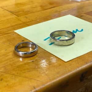 Rebecca Sugar Instagram - making each other’s rings 💍 @ianjq