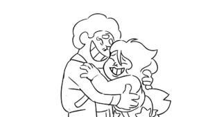 Rebecca Sugar Instagram - for Steven Universe the Movie ⭐️ Amethyst hug