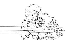 Rebecca Sugar Instagram - for Steven Universe the Movie ⭐️ Amethyst hug