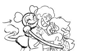 Rebecca Sugar Instagram - for Steven Universe the Movie ⭐️ Amethyst hug