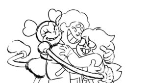 Rebecca Sugar Instagram - for Steven Universe the Movie ⭐️ Amethyst hug
