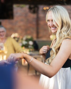 Ree Drummond Instagram - A week ago, Paige and David got engaged in a beautiful park in Dallas. ❤️ Tonight I posted (on my blog) a slew of photos of the engagement party that immediately followed. I’m sharing a small sample here, but there are millions in my blog post, and I wrote about a wide range of topics that will make you question my ability ever to stay on message: Tears, happiness, wifely worry 🤠, ranch waters, and a lot of other things. You can find my post on thepioneerwoman.com (or the link in my bio), and if you make it through the post in one piece, I applaud you! 😂 (And you might see a few faces you recognize!!)