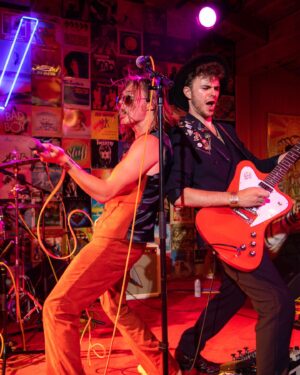Reed Horstmann Instagram - They said @westsidewesterns we said say less. Nothin like comin dressed to kill for @aviatornationdreamland with the best lookin band out there 😜pleasure to rock with all the other rhinestone cowboys we met that night, we’ll see you again soon 

Pics courtesy of @sophiakeefe.jpg 

There will be a part two…
#rocknroll #rock #country #johnnycash #elvis #ledzeppelin #blackkeys #rivalsons #gretavanfleet #guitar #gibson