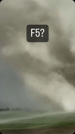 Reed Timmer Instagram - F5 #tornado or no?