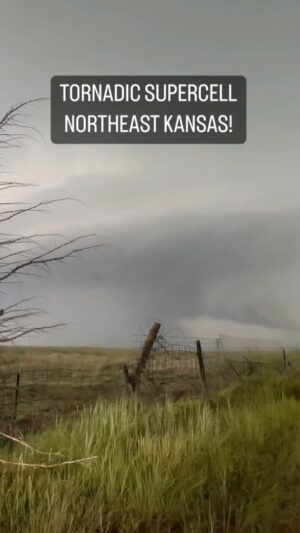 Reed Timmer Instagram - Check out this #tornado producing supercell in the Flint Hills of Kansas this evening! More severe weather likely tomorrow across parts of MO/IL/IA. Never stop chasing