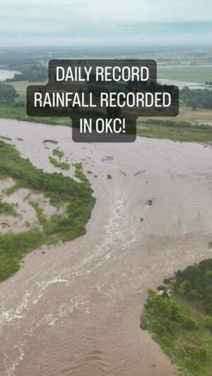 Reed Timmer Instagram - Check out the flooding around south OKC Metro today with the Canadian River flowing like the Mighty Mississippi! #weather #flood #oklahoma