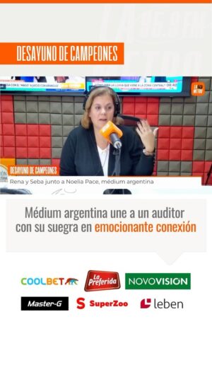 Renata Bravo Instagram - Hoy en el #DesayunoDeCampeones 🍳🍏 tuvimos la visita de la destacada médium argentina @noeliapacelamediumoficial, en el marco de su evento en nuestro país denominado "Mediumnidad" ⚖️🇨🇱 que se realizará este jueves 1 de agosto en @teatrosangines 

En este capítulo, Noelia pudo unir a un auditor con su suegra en una emotiva conexión 😱👏🏻

Desayuno De Campeones es presentado por @mastergchile, @coolbetchile, @superzoo.cl, @lapreferidacl, @novovision.cl y @lebengrupoinmobiliario 💪🏻 Escúchanos de lunes a viernes de 08 a 10 de la mañana en la 95.9FM en Santiago 📻, lametrofm.cl, en el canal 184 de Zapping 📡 y en nuestro canal de Youtube: La Metro TV 📺

#Médium #Argentina #Conexión #DesayunoDeCampeones #RenataBravo #SebastianPuga #LaMetro #MeVoyALaMetro