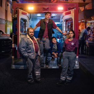 Renata Vaca Instagram - For the Tamayos, each day is a race to save lives. 

The new series Midnight Family premieres September 25 on Apple TV 

Para los Tamayos, cada día empieza una nueva carrera para salvar vidas. 

Familia de Medianoche se estrena el 25 de Septiembre por Apple TV 