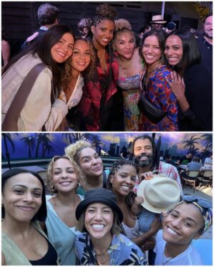 Renée Elise Goldsberry Instagram - The night I opened for the glorious @SaraBareilles at the @HollywoodBowl! If I wasn’t singing, I was crying. Because love was overflowing… my heart was exploding… And the MUSIC was magic! I’ll never forget it! After being a part of such an incredible show, I’m more ready than ever to release the new music I’ve been working on. #AlbumMode 😉 Thank you to my sweet friend Sara for giving me that slot. And for giving us all a dream and a master class! GO. SEE. HER. SYMPHONY. SHOW. Fight your way into that concert. She is life-changing.