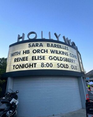 Renée Elise Goldsberry Instagram - The night I opened for the glorious @SaraBareilles at the @HollywoodBowl! If I wasn’t singing, I was crying. Because love was overflowing… my heart was exploding… And the MUSIC was magic! I’ll never forget it! After being a part of such an incredible show, I’m more ready than ever to release the new music I’ve been working on. #AlbumMode 😉 Thank you to my sweet friend Sara for giving me that slot. And for giving us all a dream and a master class! GO. SEE. HER. SYMPHONY. SHOW. Fight your way into that concert. She is life-changing.