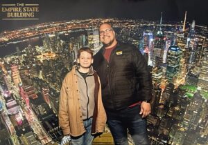 Renes Rivera Instagram - This little guy is growing up so quickly. He’s smart, funny and just so curious about everything. I’m so glad and honored to have created this memory with him. He’s slowly but surely becoming a New Yorker. He’s even got the pizza thing down! Love my nephew.

.
.
.
.
.
.
..
.
.
.
.
.
#Nephew #Uncle #EmpireStateBuilding #NYC #Family #Memories #NewYork #photographysouls